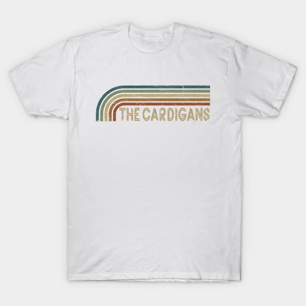 The Cardigans Retro Stripes T-Shirt by paintallday